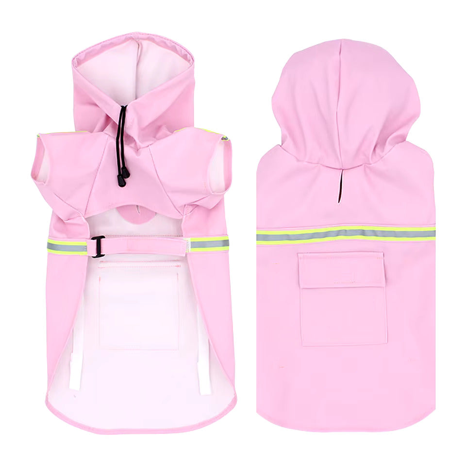 Capa de lluvia para mascota talla XL